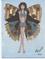 Art: Butterfly Fairy #3 blue pansy by Artist Sandi Gayle Stefkovich