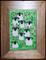 Art: Sheep Among the Poppies framed by Artist Nancy Denommee   
