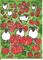 Art: Sheep in Field of Pumpkins by Artist Nancy Denommee   
