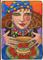 Art: Reading the Tea Leaves (sold) by Artist Shelly Bedsaul
