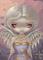 Art: Angel in Lilac ACEO by Artist Jasmine Ann Becket-Griffith