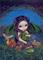 Art: Dragonling Garden III ACEO (from my Bradford Exchange Collector's Plates) by Artist Jasmine Ann Becket-Griffith