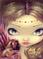 Art: Faces of Faery #89 ACEO  aka Sophia with a Fairy Horse (Custom Painting) by Artist Jasmine Ann Becket-Griffith