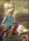 Art: Alice and the Bosch Birds ACEO by Artist Jasmine Ann Becket-Griffith