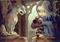 Art: Alannah and the Gargoyle ACEO by Artist Jasmine Ann Becket-Griffith