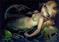 Art: Absinthe Mermaid ACEO by Artist Jasmine Ann Becket-Griffith