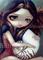 Art: Nautilus Angel ACEO by Artist Jasmine Ann Becket-Griffith