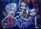 Art: The Three Fates ACEO by Artist Jasmine Ann Becket-Griffith