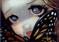 Art: Behind a Butterfly ACEO by Artist Jasmine Ann Becket-Griffith