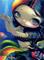 Art: Reaching For Sunset ACEO by Artist Jasmine Ann Becket-Griffith