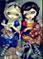 Art: Alice and Snow White ACEO by Artist Jasmine Ann Becket-Griffith