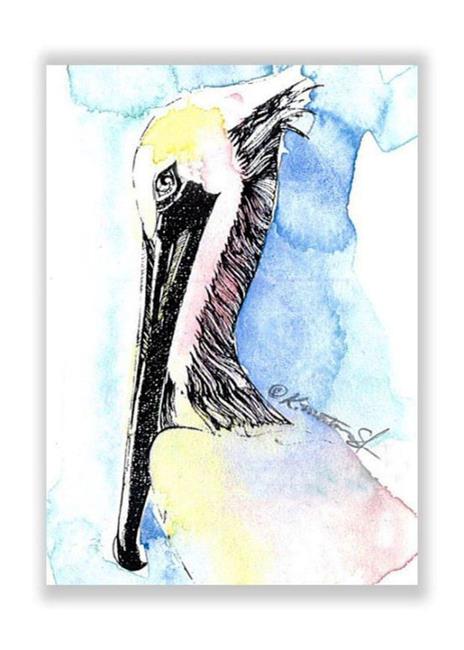 Art: Pelican by Artist Kathy Morton Stanion