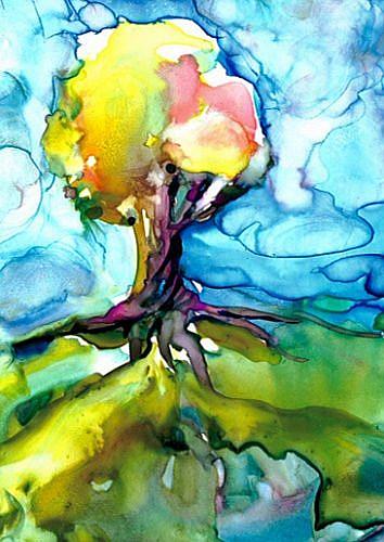 Art: Tree of Splendor 1 by Artist Kathy Morton Stanion