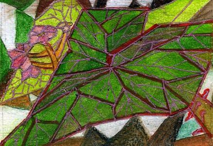 Art: Rex Begonia by Artist Judith A Brody