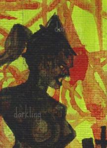 Detail Image for art Pigtail Zombie ACEO
