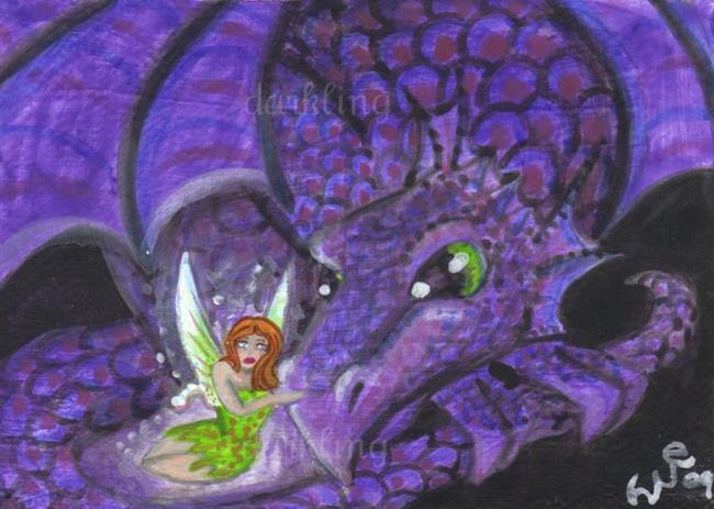Art: Big Purple by Artist Emily J White