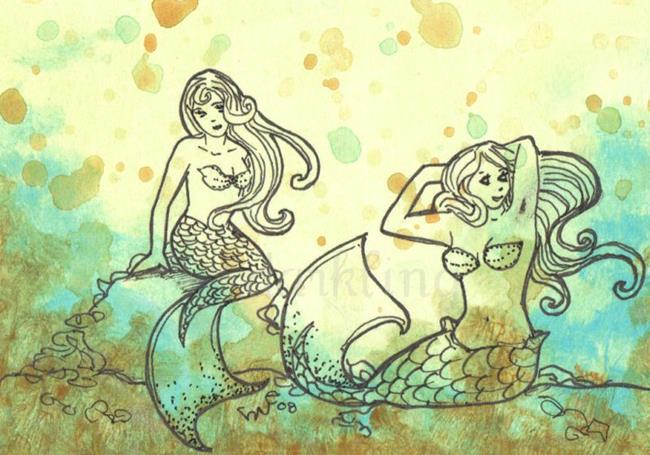 Art: Sweet Sisters by Artist Emily J White
