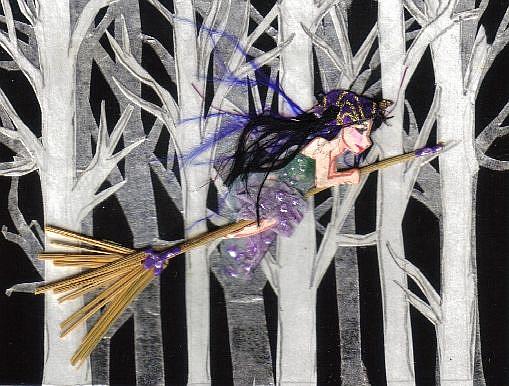 Art: The Witch of Birch Forest by Artist Emily J White