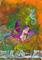 Art: Seahorse Sunset by Artist Emily J White