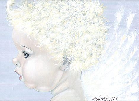 Art: HEAVENS ANGEL SOLD by Artist Kimbearly's Originals