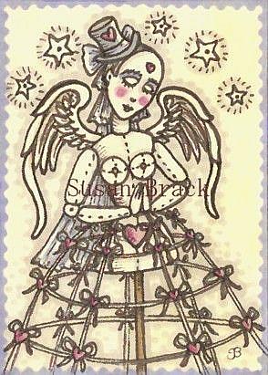 Art: STEAMPUNK ANGEL by Artist Susan Brack