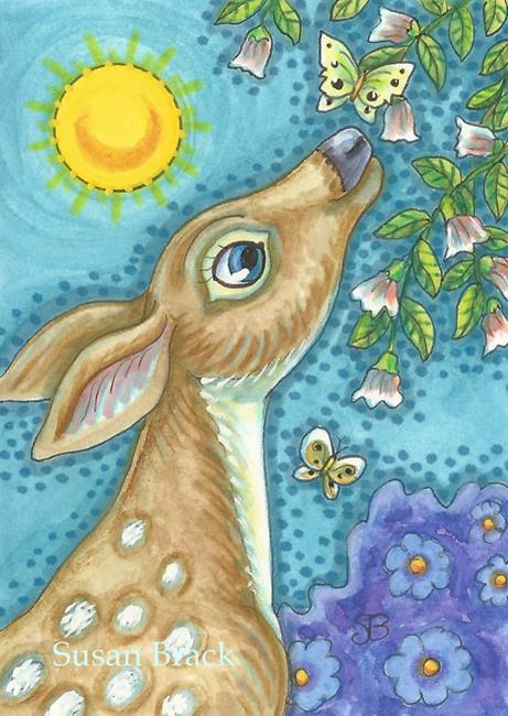 Art: HELLO BUTTERFLY by Artist Susan Brack