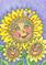 Art: SUNFLOWERS GROW SMILES by Artist Susan Brack