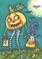 Art: JACK AND CANDY TRICK OR TREATING by Artist Susan Brack