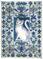 Art: FRAKTUR WITH CAT PORTRAIT by Artist Theodora Demetriades 