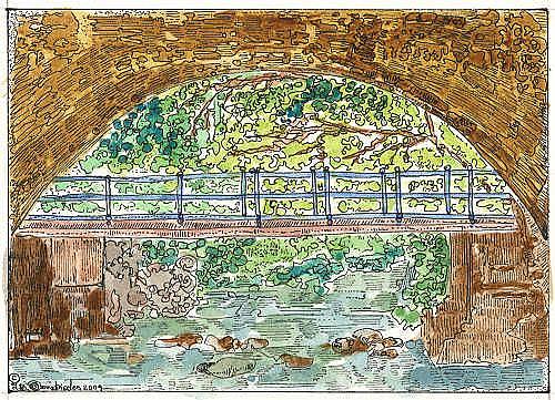 Art: COOPER RIVER BRIDGE' by Artist Theodora Demetriades