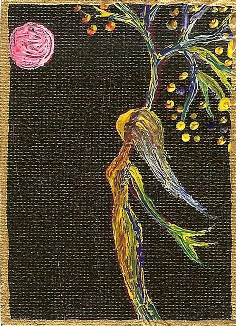 Art: A_LUNAR_ECLIPSE_ACEO_12.jpg by Artist Nata ArtistaDonna