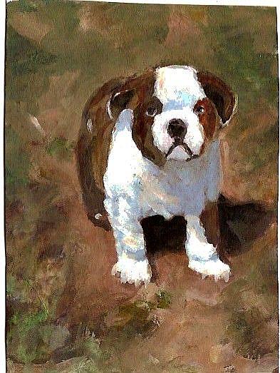 Art: Proud Puppy by Artist Deborah Sprague