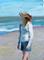 Art: Straw Hat on a Sunny Day by Artist Deborah Sprague