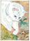 Art: Little Kitty Playing with a Chipmunk by Artist Theodora Demetriades 