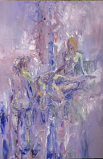Art: Manage a Trois by Artist Aja