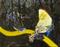 Art: Sittin on a Moonbeam by Artist Virginia Ann Zuelsdorf