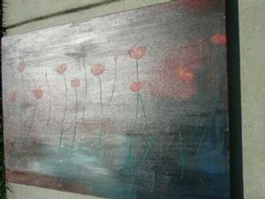 Detail Image for art Abstract poppies