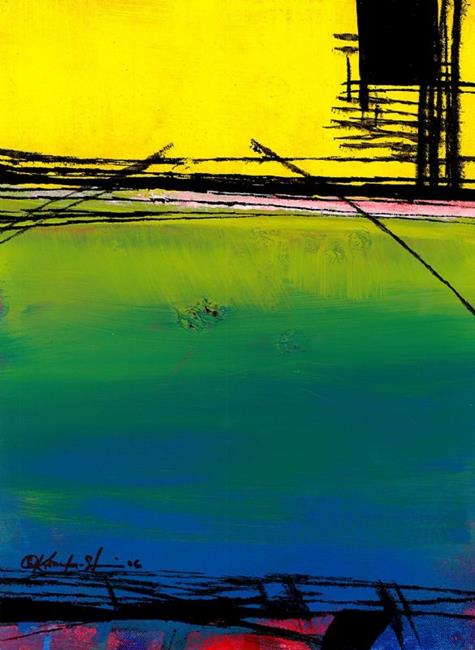 Art: Abstract Passage #1 by Artist Kathy Morton Stanion