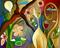 Art: Abstract 129 by Artist Thomas C. Fedro