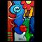 Art: abstract 400 2436 Original Abstract Art Lover To Lover by Artist Thomas C. Fedro