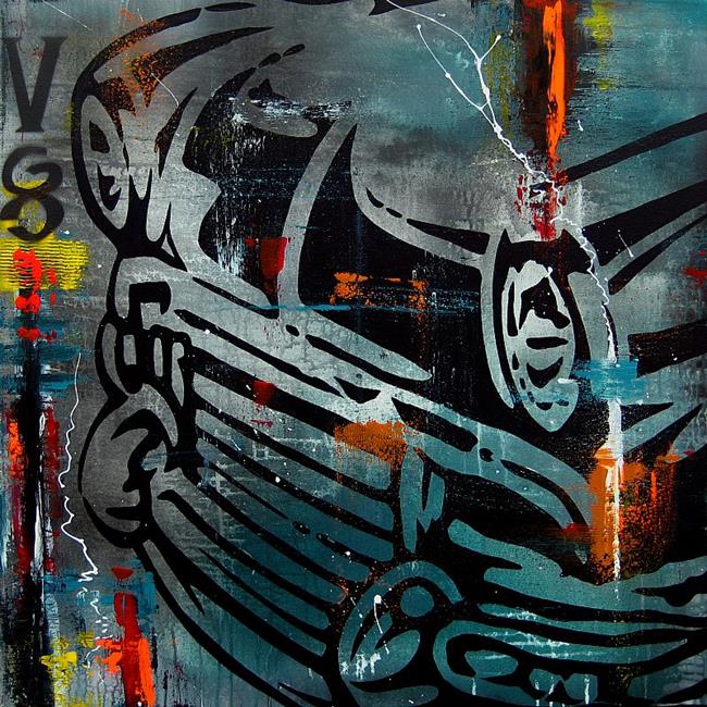 Art: abstract 406 3030 Original Abstract Art American Classic by Artist Thomas C. Fedro