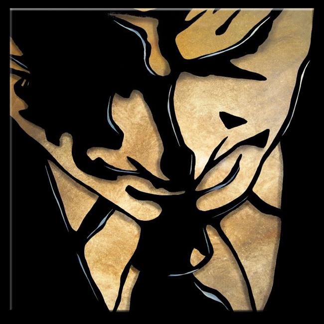Art: abstract 441 2424 Original Abstract Art Exhausted by Artist Thomas C. Fedro