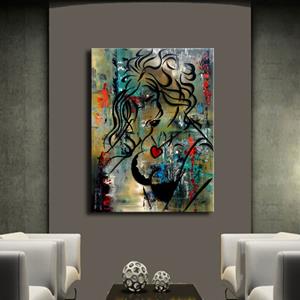 Detail Image for art abstract 454 3040 GW Original Abstract Art Pendant