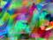 Art: Abstract Rainbow Landscape by Artist Deanne Flouton