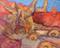 Art: Morning at the Donut Factory by Artist Virginia Ann Zuelsdorf