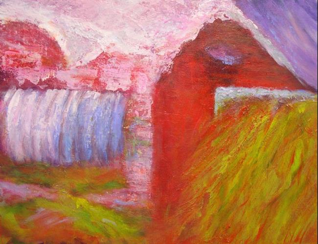 Art: Early Snow (sold) by Artist Virginia Ann Zuelsdorf