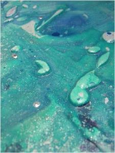 Detail Image for art Blue Turquoise Dream #2 Companion Painting