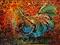 Art: LITTLE ROOSTER BATIK by Artist Marcia Baldwin