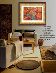 Detail Image for art DAHLIA FLORAL BATIK ABSTRACT Detail Image for art DAHLIA FLORAL BATIK ABSTRACT