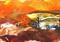 Art: Alien Scape  (sold) by Artist Ulrike 'Ricky' Martin